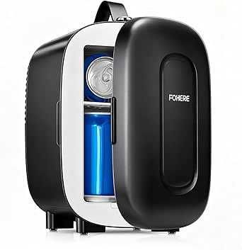 Mini frigider portabil FOHERE, frigider mic de 5 litri/6 cutii