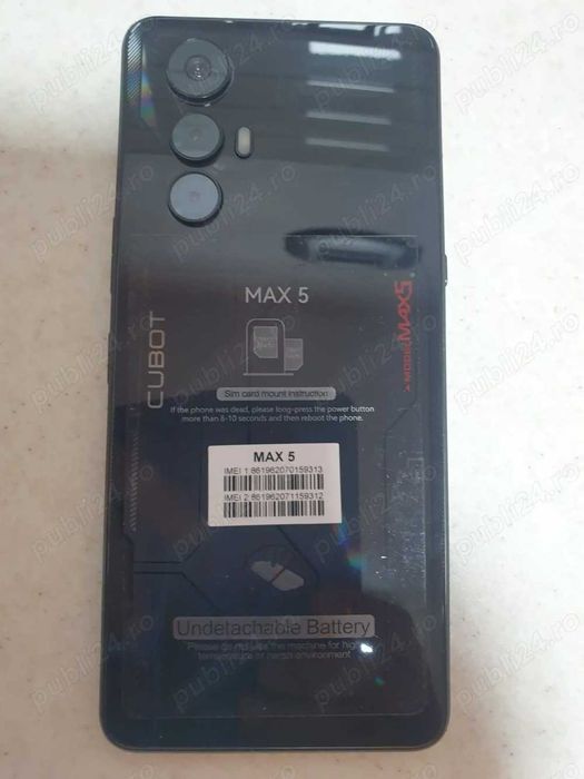 CUBOT MAX 5 5G 12(+12)GB Ram, 256GB intern, Garantie
