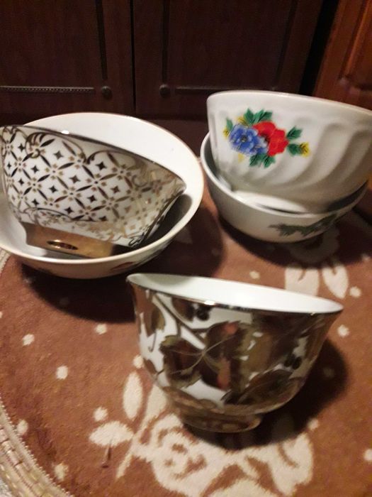 вазочки, бокалы, фужеры