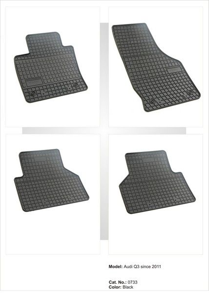 Covoare cauciuc AUDI Q3 2011 ->