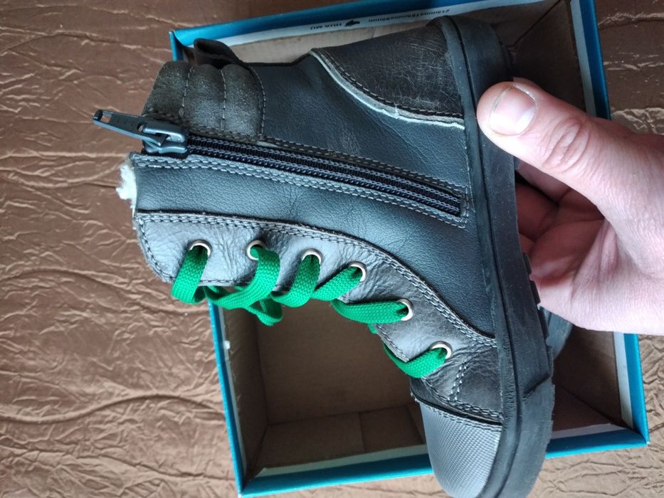 Детски ботушки кожени