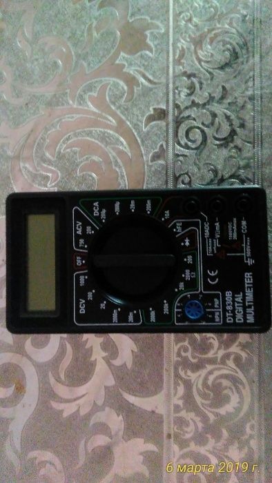Цифровой мультиметр(тестер) DT - 830 B