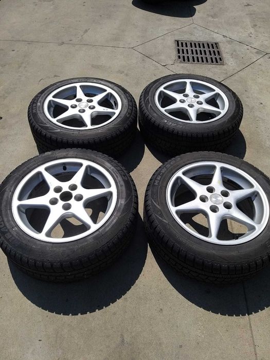 Set jante aliaj cu anvelope m+s r16 mazda 5 cr 2010