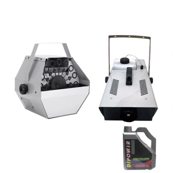 Pachet Masina baloane, Mașină de fum telecomanda si Lichid Fum 5 l