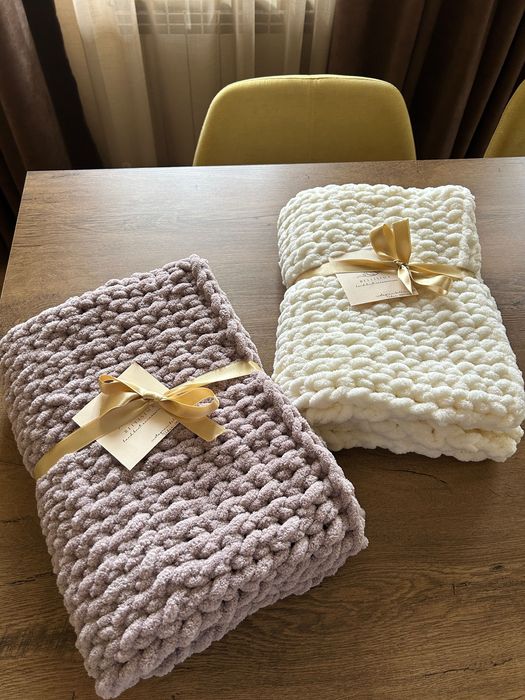 Плетено одеяло Ализе Пуфи