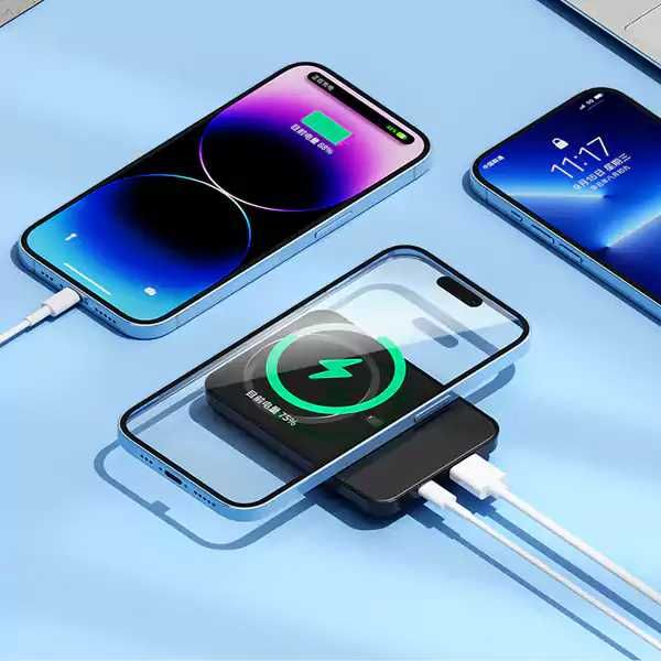 Power Bank 10000mAh 22.5W – магнитна външна батерия, 4 цвята