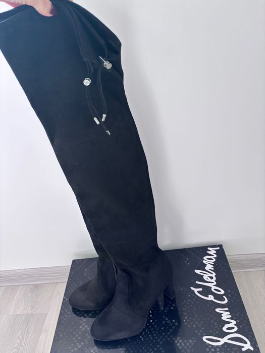 Оригинални ботуши Sam Edelman над коляното, чизми, размер 38.5