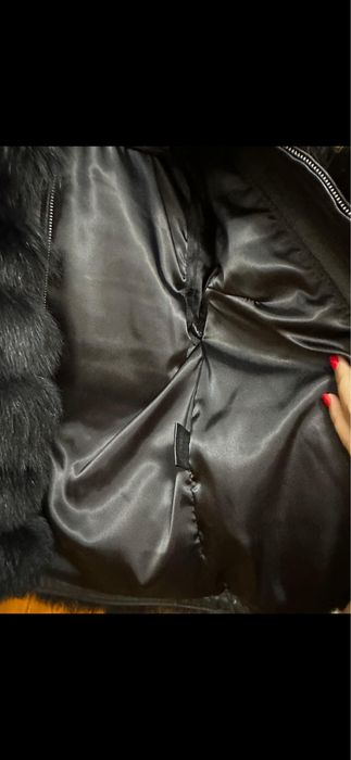 Blana de vulpe neagra marime S