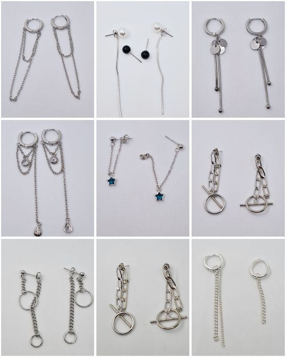 Сребърни обеци / обеци