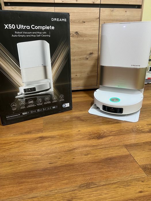 Робот прахосмукачка Dreame X50 Ultra Complete КАТО ЧИСТО НОВA
