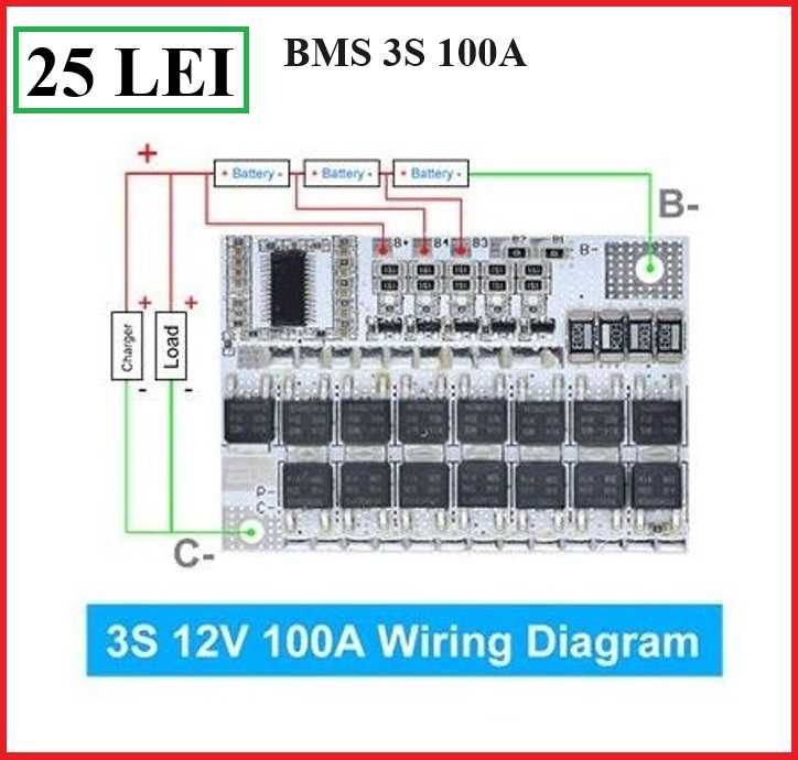 Modul Bms de incarcare acumulatori