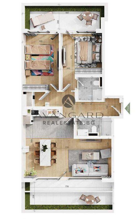 Продава се Тристаен апартамент в Пловдив, Тракия - 147 кв.м за 1360 €/кв.м - Снимка #7