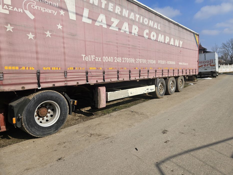 De vanzare semiremorca prelata si bascula