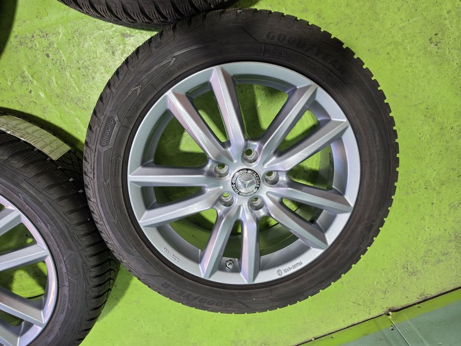17 5x112 Mercedes C Class W206 W205 лети джанти 5х112 зимен комплект 225/50/17 Goodyear