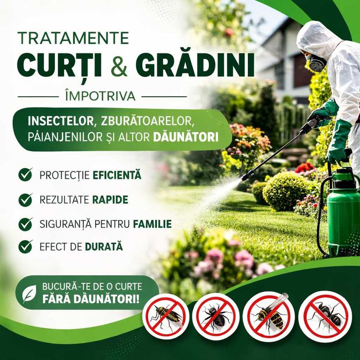 Servicii DDD - Deratizare - Dezinsectie - Dezinfectie - Societate autorizata - Gandaci , Tantari , Plosnite, Capuse - preturi avantajoase