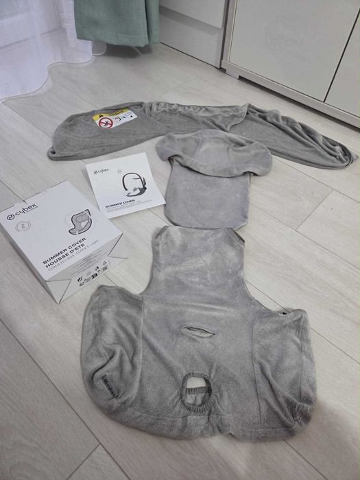 Husă de vară Cloud T i-Size Grey pentru scoica Cybex