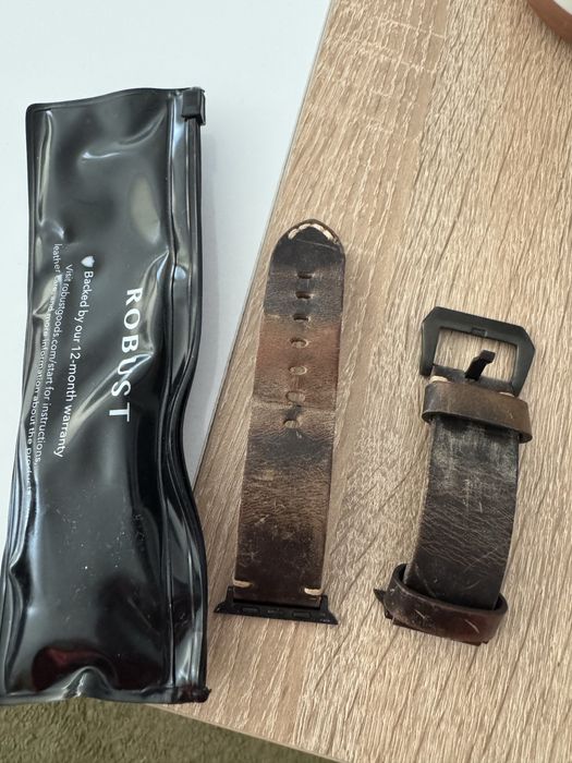 Leather за apple watch
