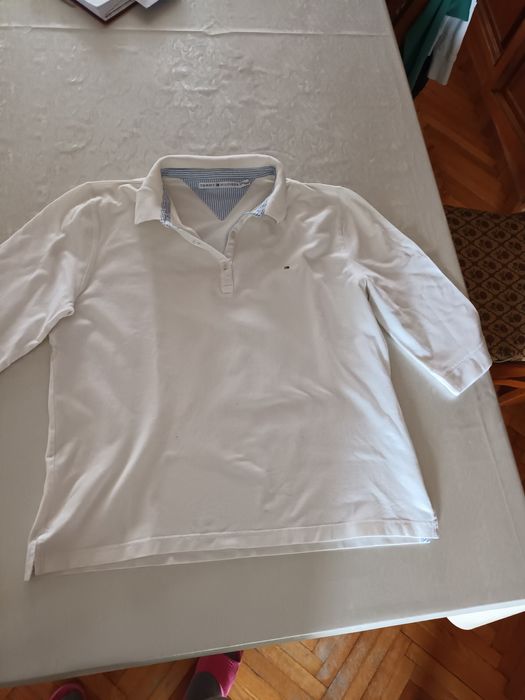 Tricou  tommy hilfinger alb de femei marimea xxl