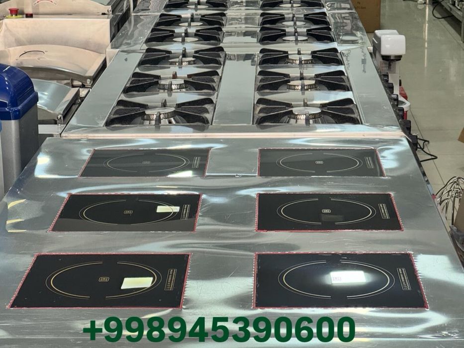 Gaz plita, restoranlar va osh xonalar uchun gaz plita