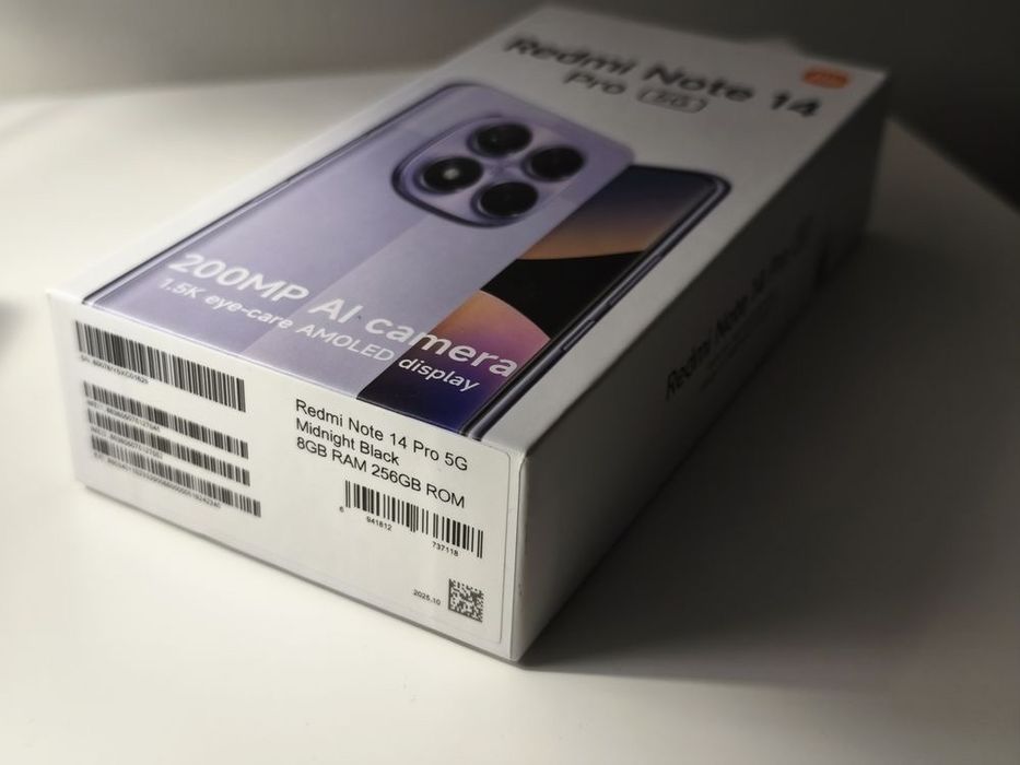 Xiaomi Redmi Note 14 Pro 5G 256GB Midnight Black NOU!!!