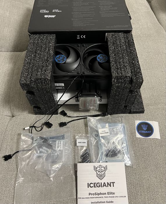 Cooler procesor ICEGIANT  pe aer  (Intel Amd si TR4)