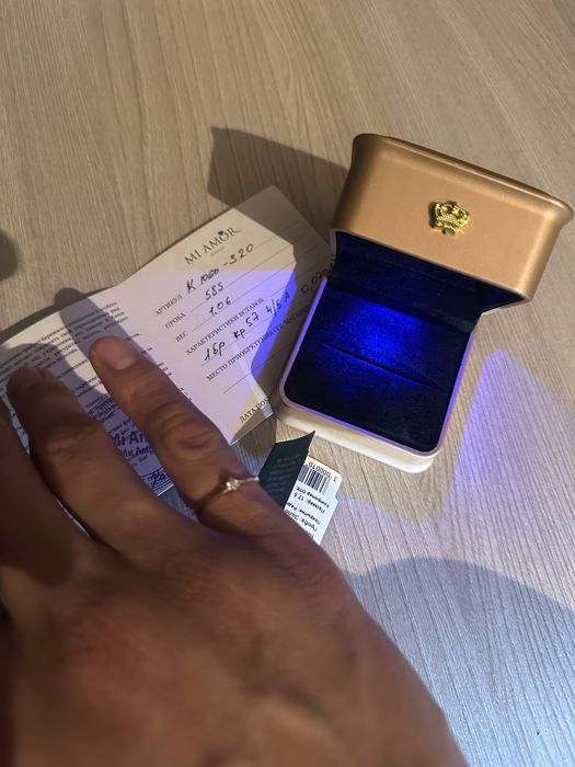 Золотое  кольцо 585