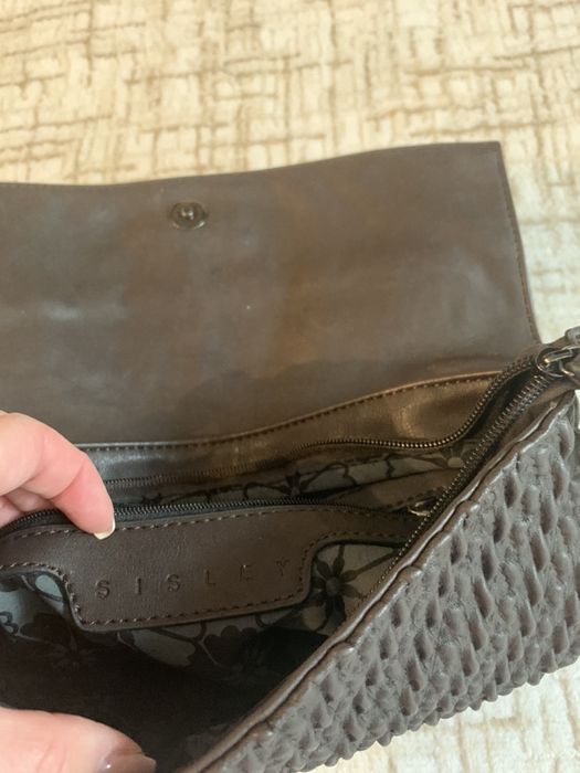 Geanta din piele ALDO si plic din piele SISLEY