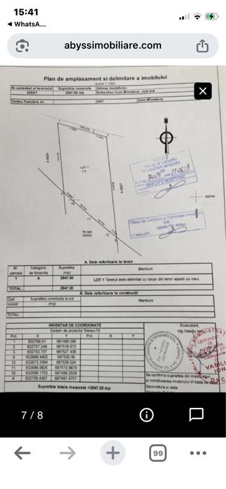OPORTUNITATE! Teren 3.000mp-centura Iasi-Parcul Industrial Miroslava