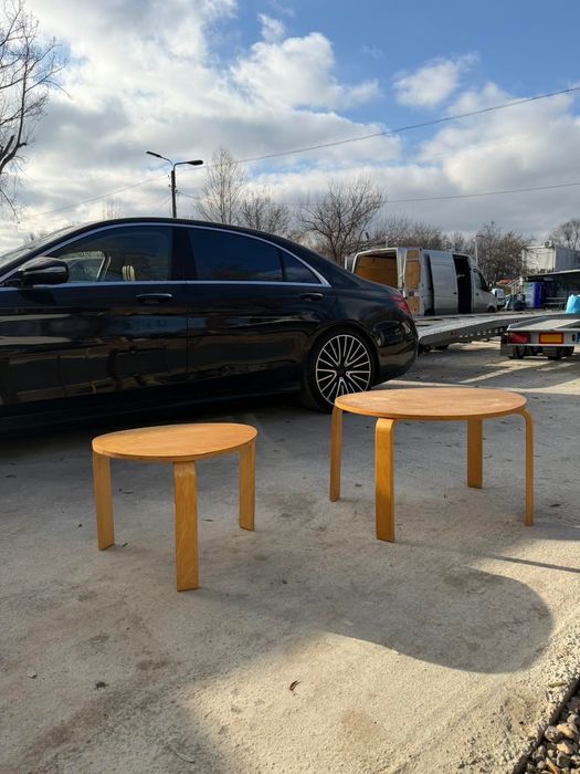 Люлеещ се стол с две  масички