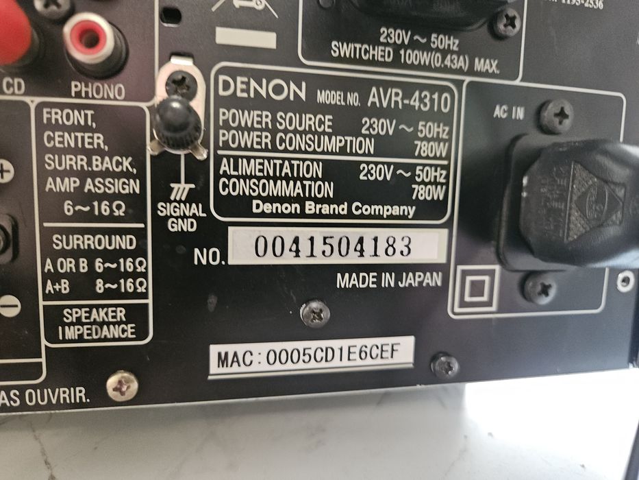 Denon AVR-4310 Japan