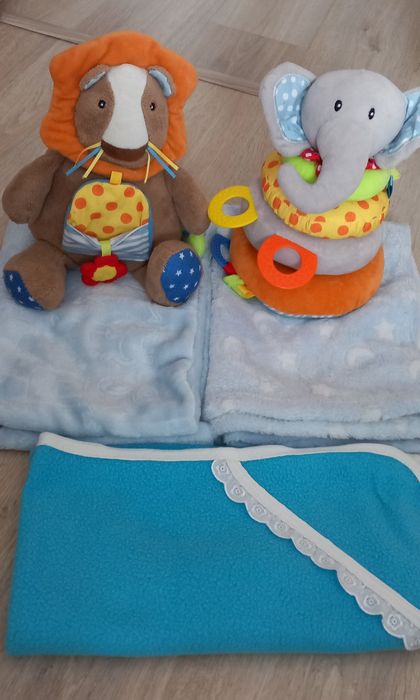 Paturici bebelusi și jucarii lamaze-lot
