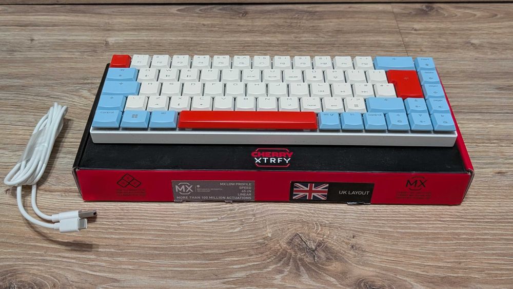 XTRFY CHERRY MX-LP 2.1 Gaming keyboard Mechanical MX LOW PROFILE SPEED