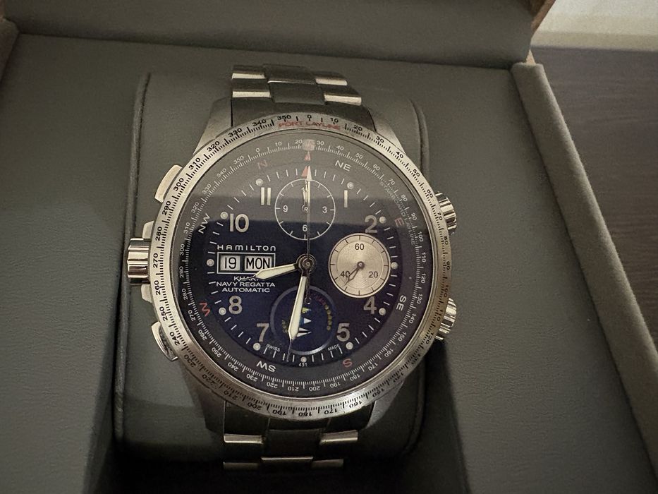 Hamilton khaki navy regatta automatic