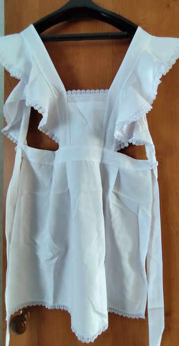 Фартук белый, школьный