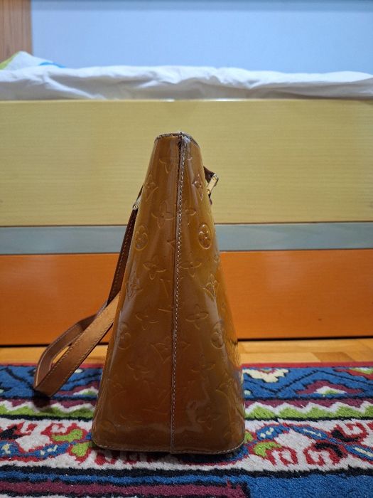 Дамска чанта LOUIS VUITTON Monogram Vernis Houston Hand Bag in gold