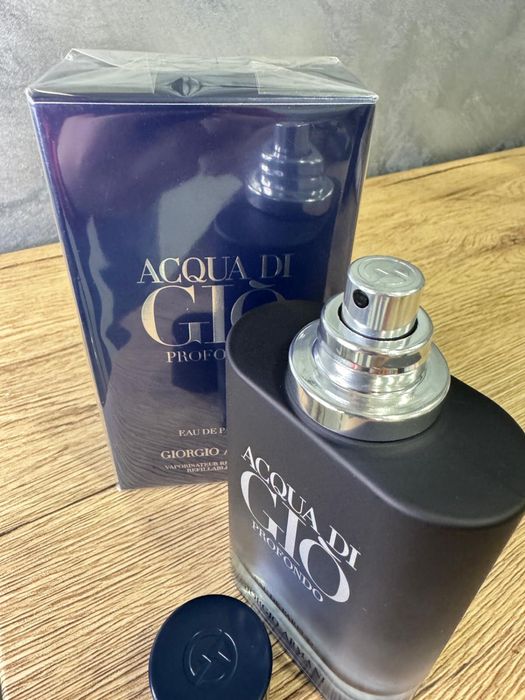 ARMANI Acqua di Gio Profondo EDP 100ml, NOU 100% original, poze reale