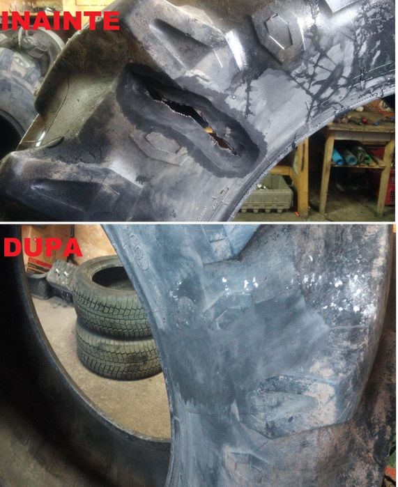 Reparatii anvelope la cald