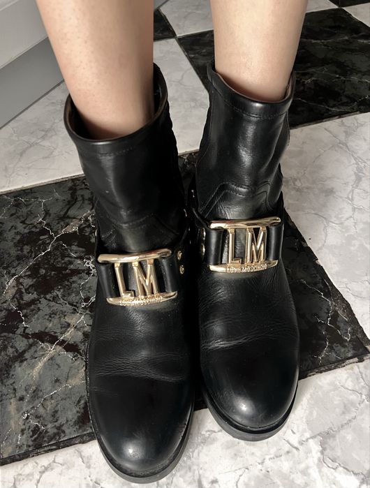 Love Moschino Cizme de piele Original