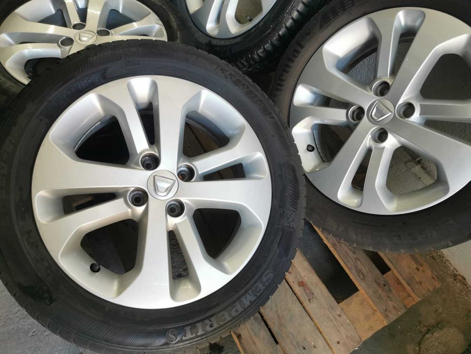 Jante Originale Dacia Lodgy / Sandero R.16 cu anvelope de vara