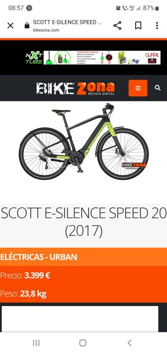 Bicicleta Scott E-Silence