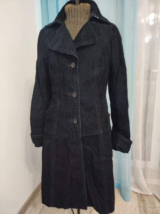 Весеннее новое пальто из вельвета (44-46 р)