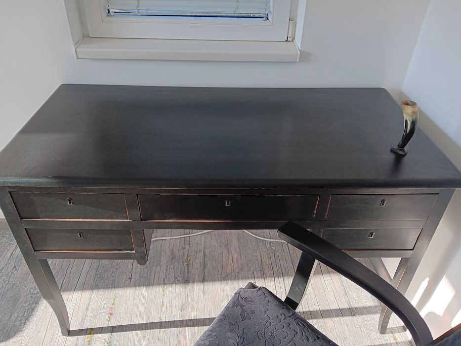 Ретро масивно арт бюро дъб+стол-+подаръци