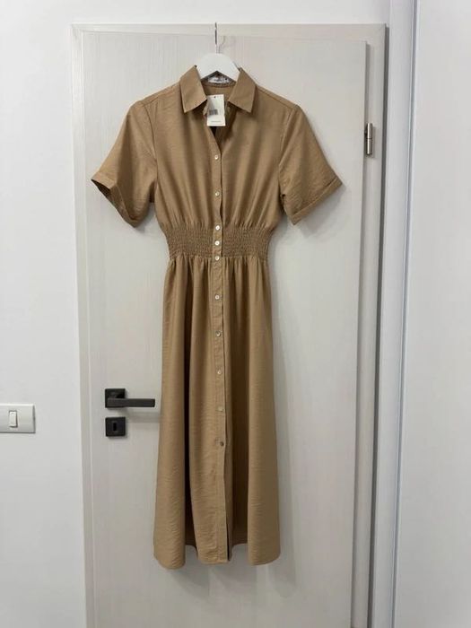Rochie midi camel - Reserved - xs