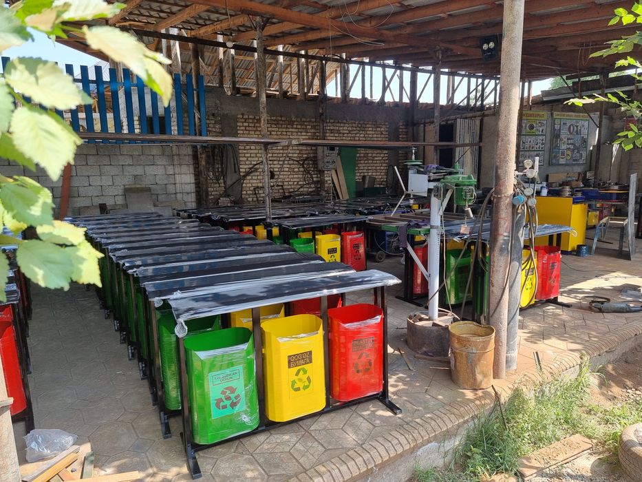 Урна, Мусорный ящик 3в1 Мусорный контейнер