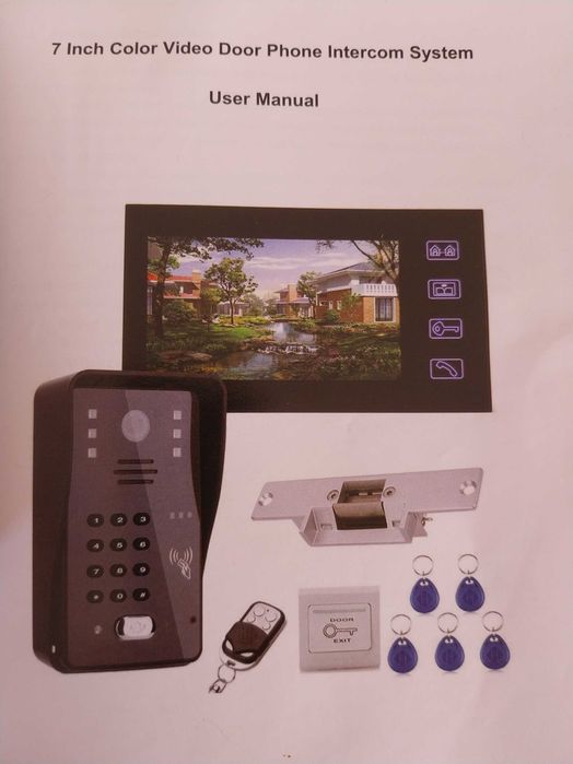 Video interfon cu 2 posturi