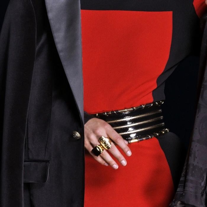 Новое платье balmain