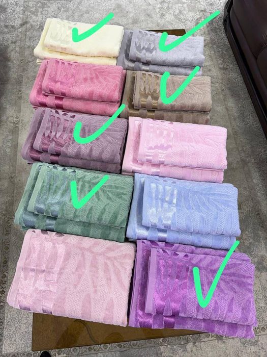 Полотенца банные и лицевые