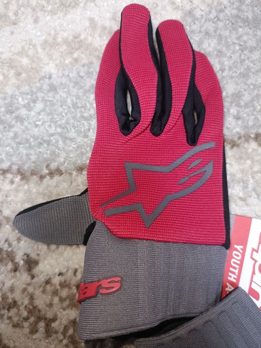 Mănuși AlpineStare fluo red