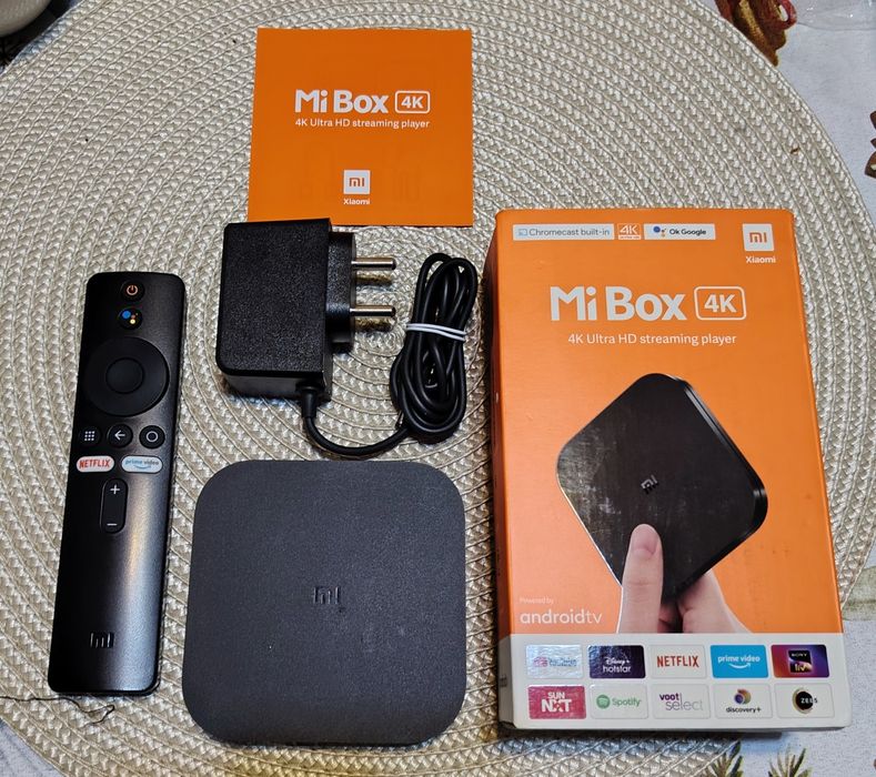 Само за 39 евро ! Като ново Xiaomi TV Box S 2nd Gen пълен комплект