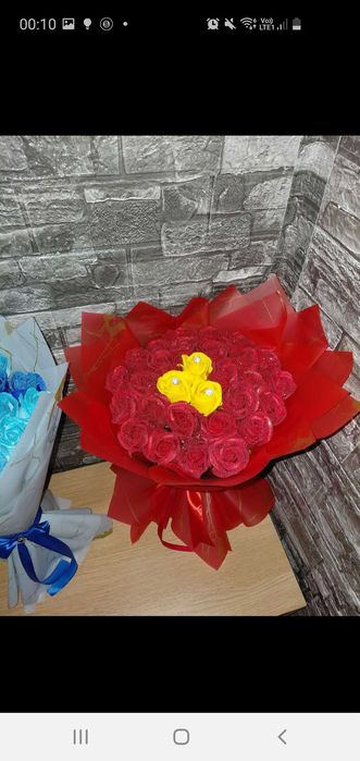 Buchet de trandafiri din sapun